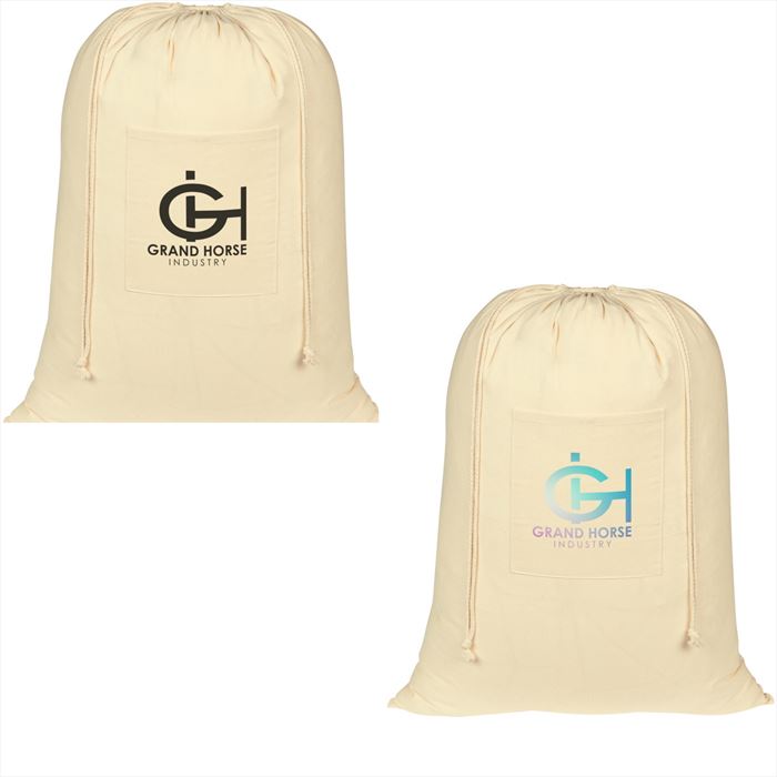 JH3270 Cotton Laundry Bag With Custom Imprint